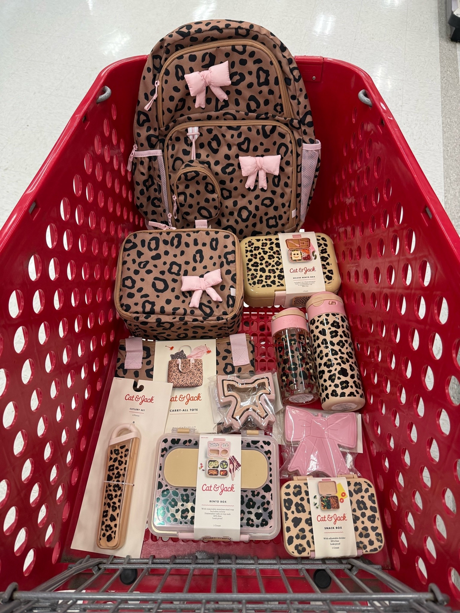 Leopard is basically a neutral… and this Cat & Jack collection proves it. 🐆🎀 The pink bows mixed with the leopard print are so good, and every matching piece is under that affordable Cat & Jack price point. Definitely one of my favorite Target finds this season. Back to school

#LTKmomlife #LTKKids #LTKHome