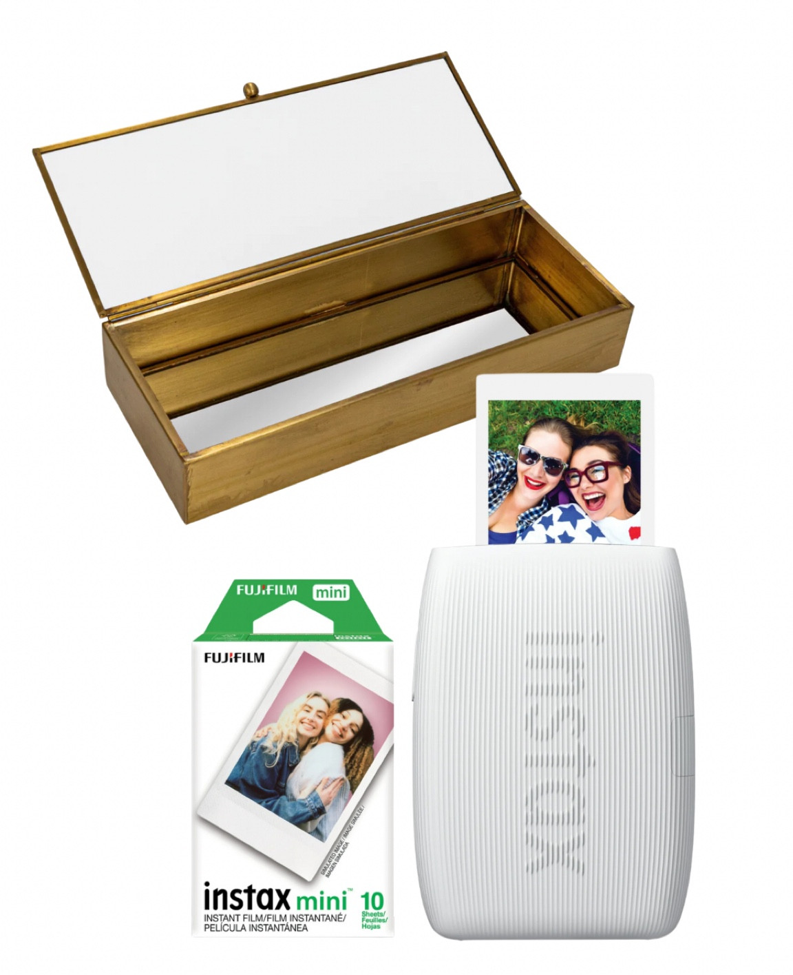 Gift idea: Polaroid printer and brass mirror box

#LTKHoliday #LTKGiftGuide