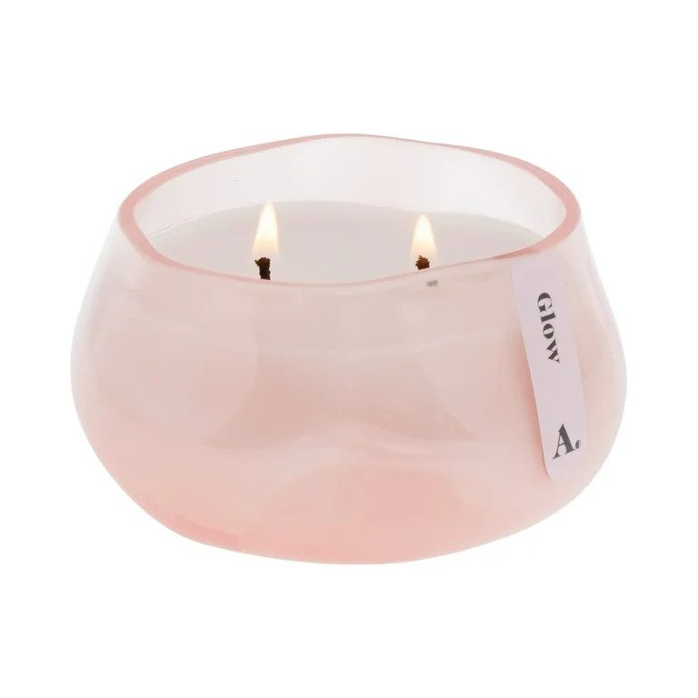 Allswell Glow (Vanilla + Pear + Coconut) Scented 1-Wick Organic Blown Jar Spa Candle 8oz. | Walmart (US)