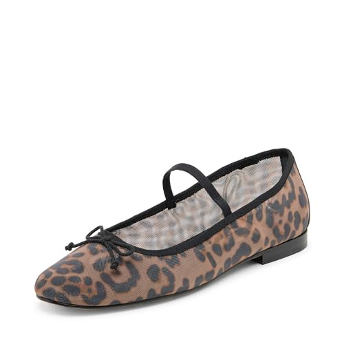 Dolce Vita Women's Cadel Ballet Flat, Dark Leopard, 7.5 | Amazon (US)