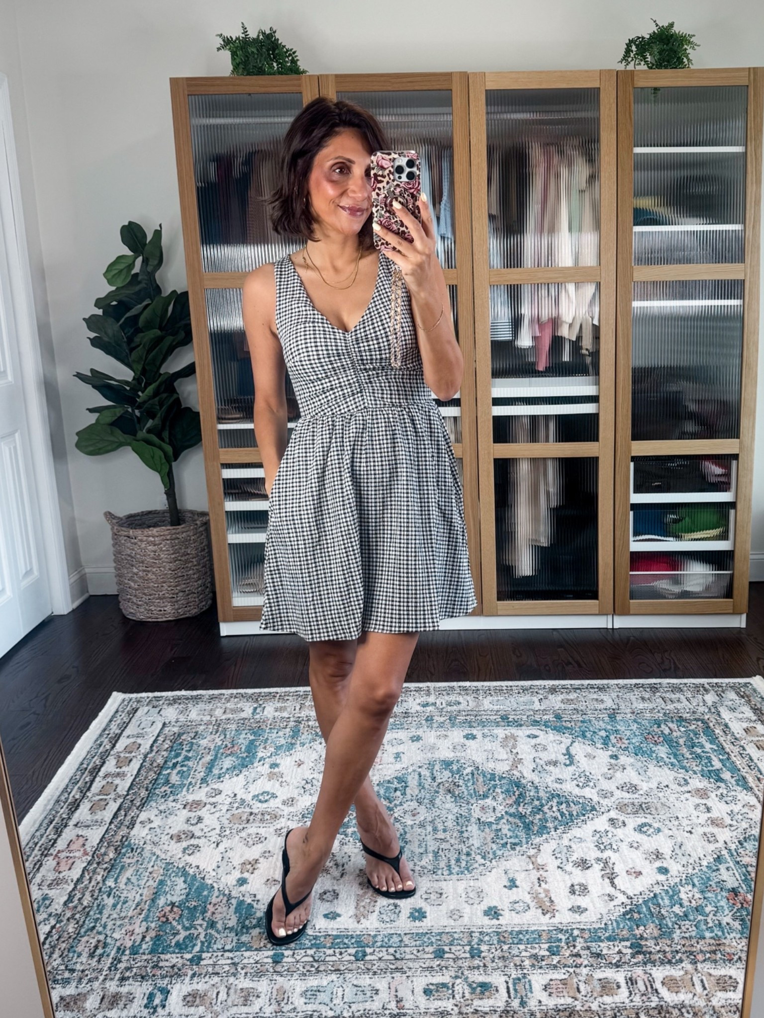 Cutest gingham dress 
Wearing xs

#LTKootd #LTKOver40