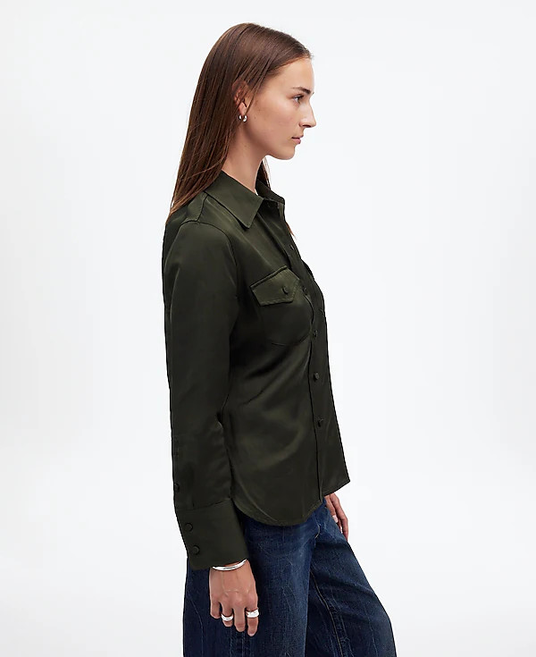 Western Shirt in Linen Blend | Madewell | Madewell