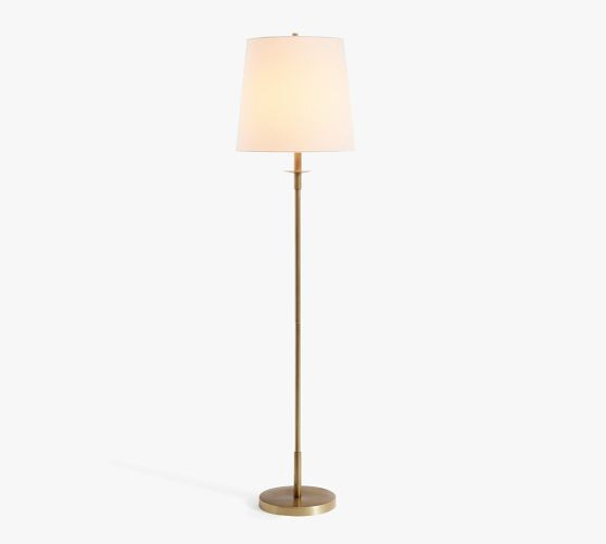 Remington Iron Floor Lamp | Pottery Barn (US)