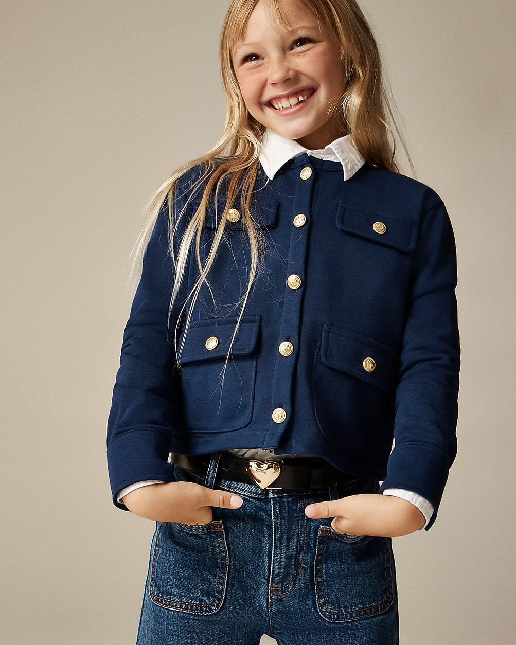 Little lady jacket in french terry | J. Crew US
