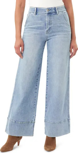 CURVE APPEAL Night in London 31-Inch High Rise Wide Leg Trouser Jeans | Nordstromrack | Nordstrom Rack