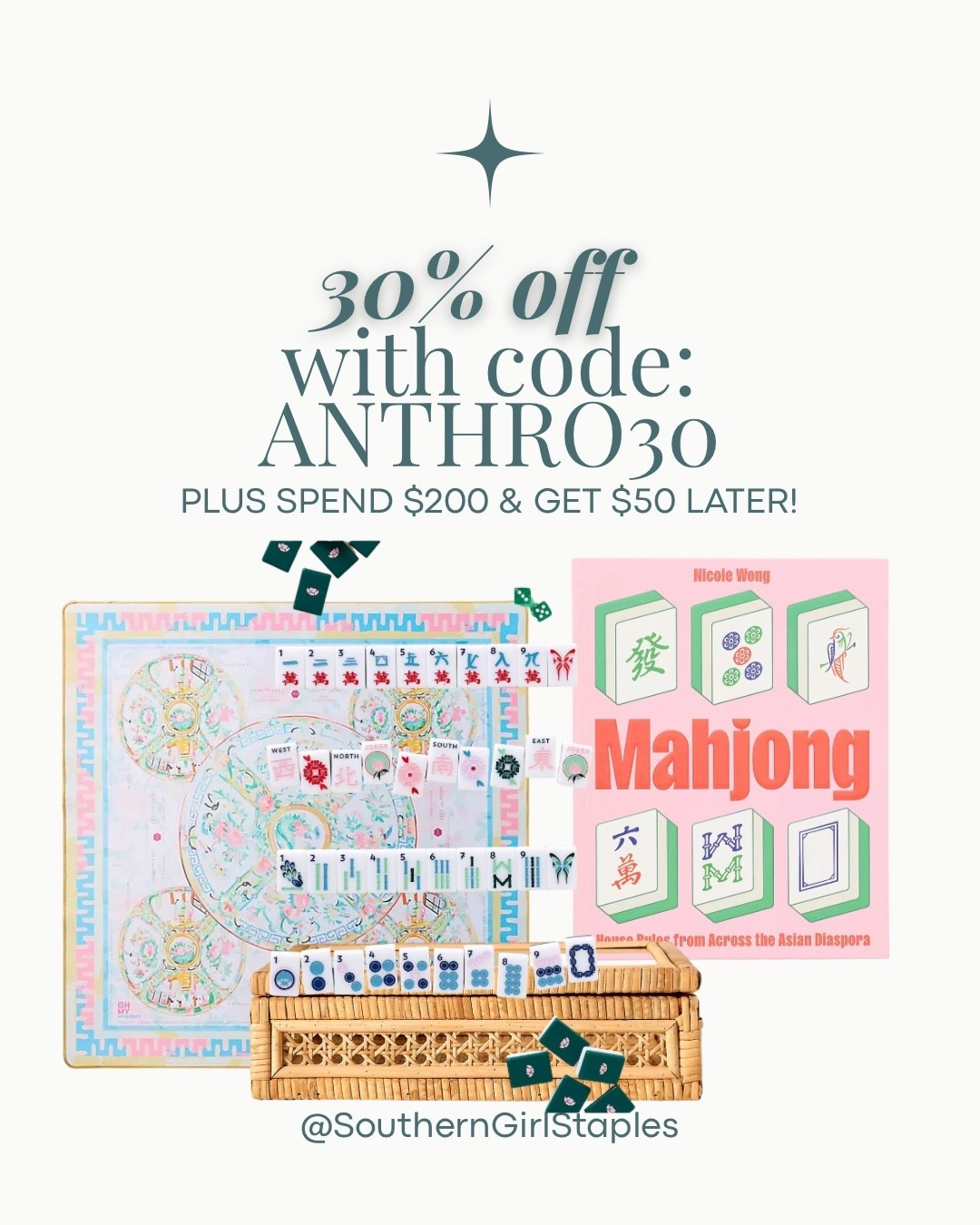 You read that right! 30% OFF these mahjong essentials with code ‘ANTHRO30’! 

#LTKCyberWeek #LTKSaleAlert #LTKGiftGuide