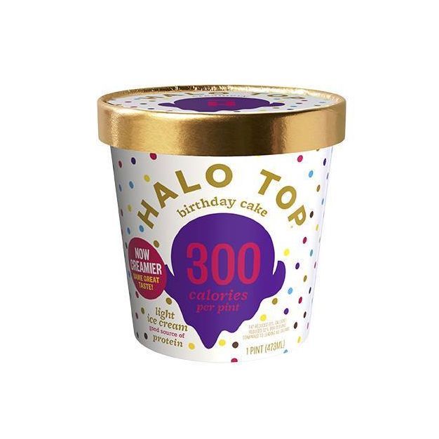 Halo Top Birthday Cake Ice Cream - 16oz | Target