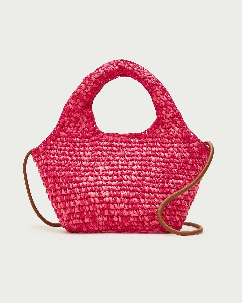 Small handwoven tote in marled straw | J. Crew US