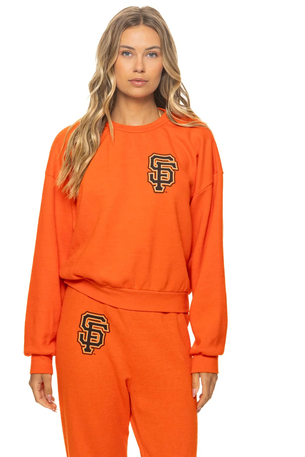 SAN FRANCISCO GIANTS 2026 RELAXED CREW SWEATSHIRT - ORANGE | Aviator Nation