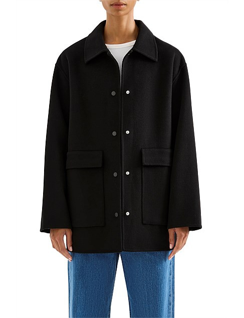 Nude Lucy Levi Wool Coat | David Jones | David Jones (Australia & New Zealand)