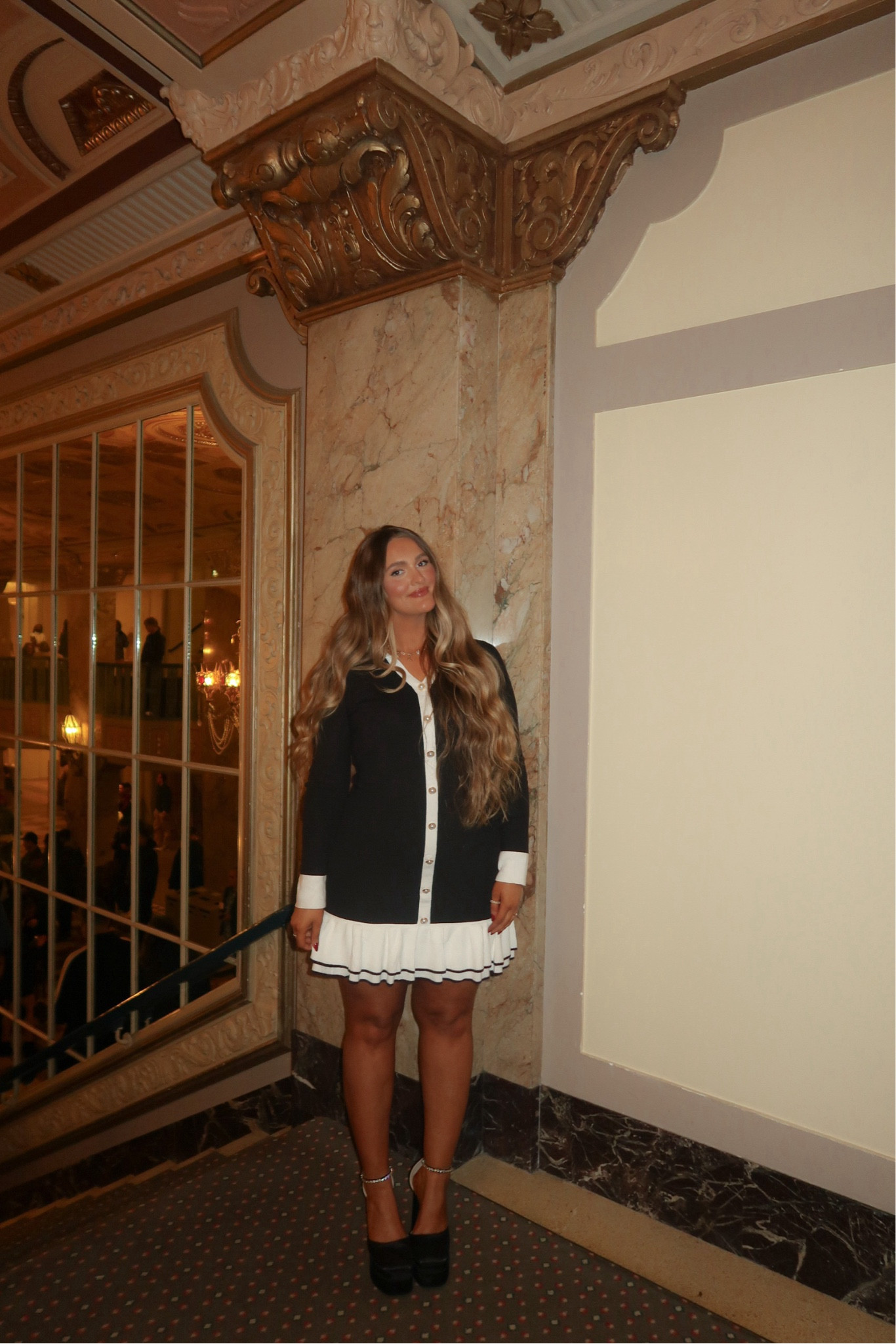 symphony outfit 💫✨ contrast trim dress #oldmoney

#LTKHoliday #LTKStyleTip #LTKWorkwear