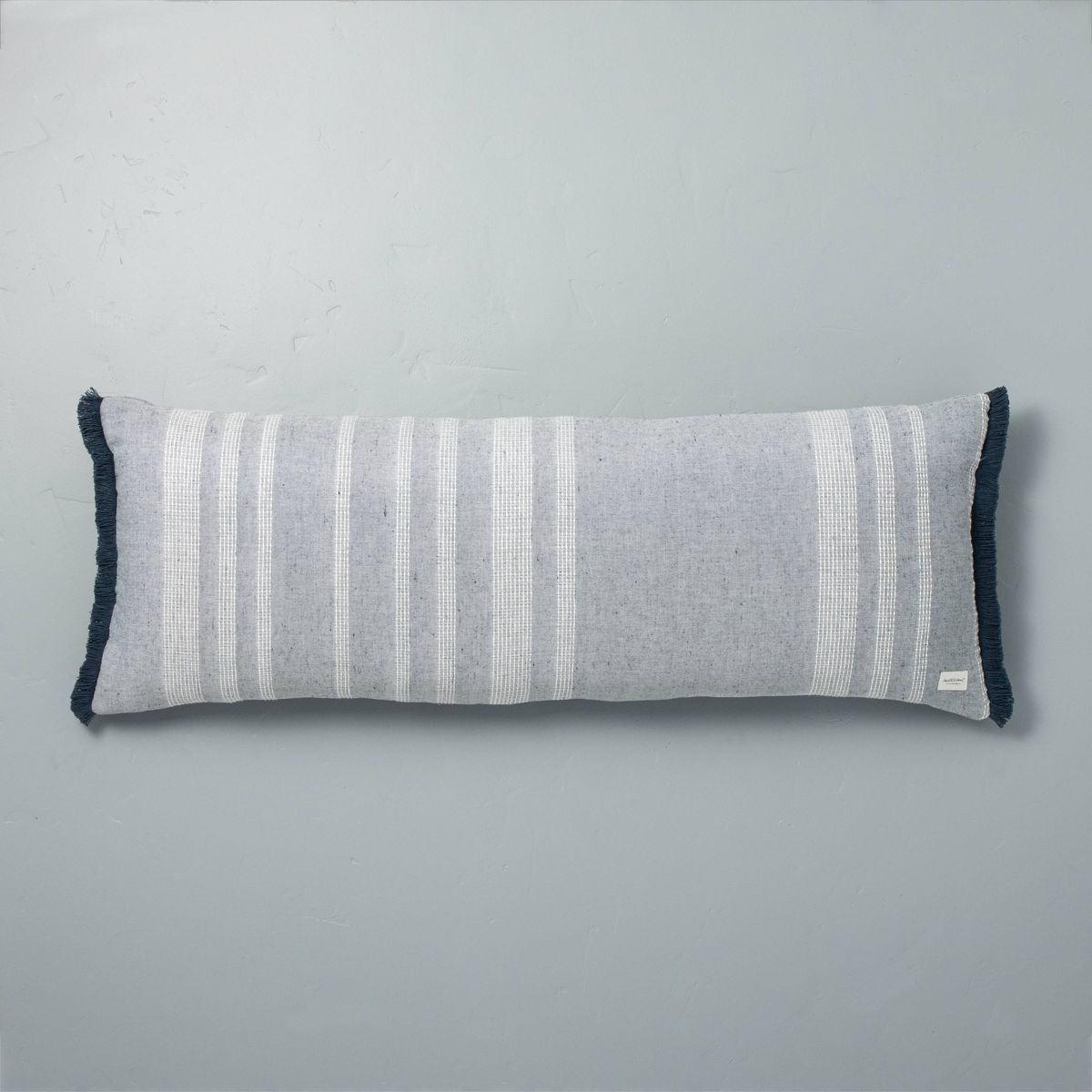 16"x42" Variegated Stripe Lumbar Throw Pillow - Hearth & Hand™ with Magnolia | Target