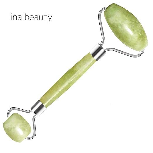 The Original Jade Roller by ina beauty | Natural Stone Massager for Face and Neck: Sculpting, Sli... | Amazon (US)