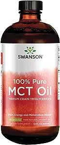 Swanson 100% Pure Mct Oil 32 fl Ounce (946 ml) Liquid | Amazon (US)