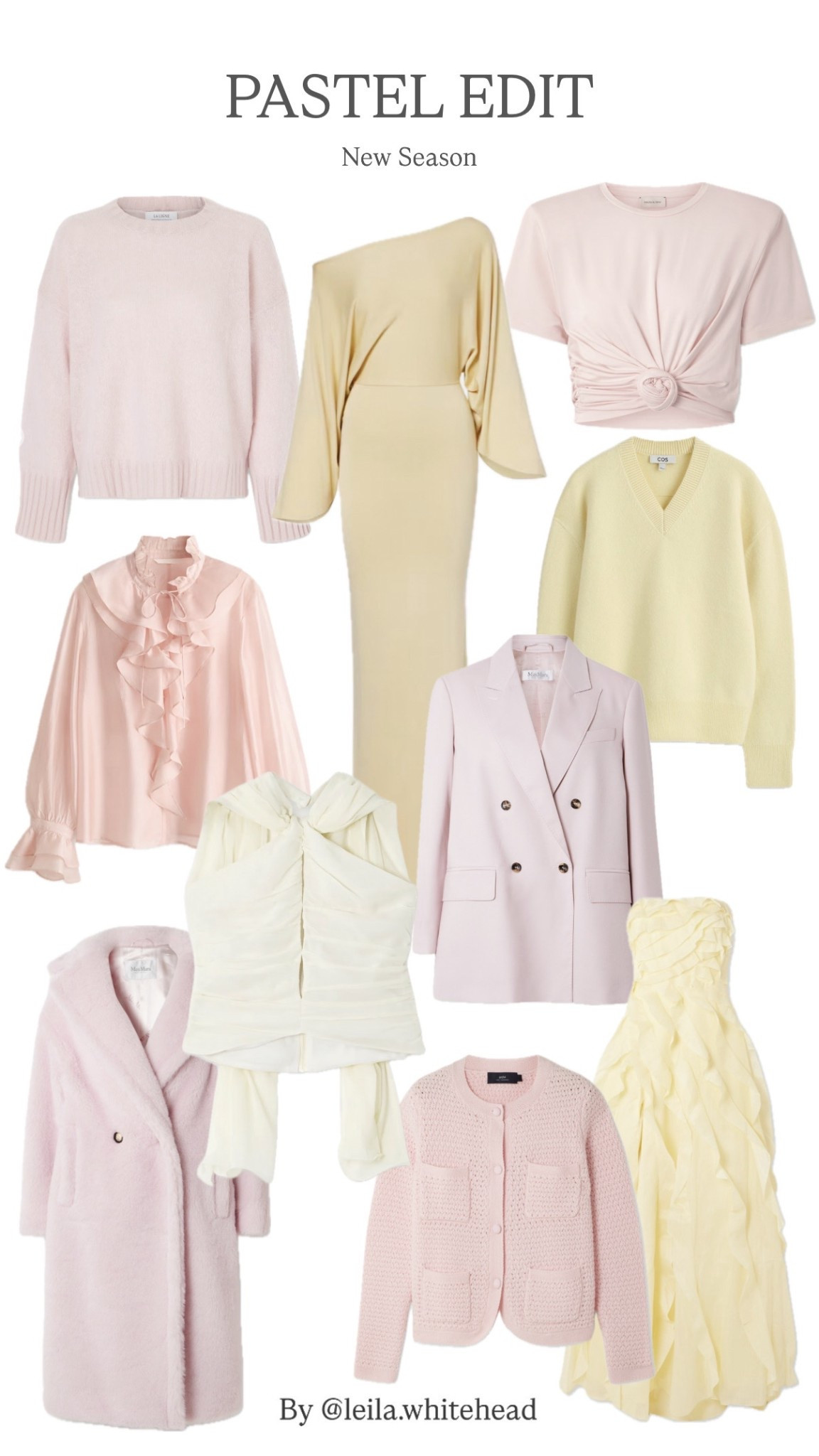 If I’m not in neutrals, you’ll find me in the softest pastel ice-cream shades for Spring and Summer.

I incorporate baby pink and butter yellow during the winter with white, grey and chocolate brown which all look fabulous together!

#LTKluxury #LTKwinter #LTKuk