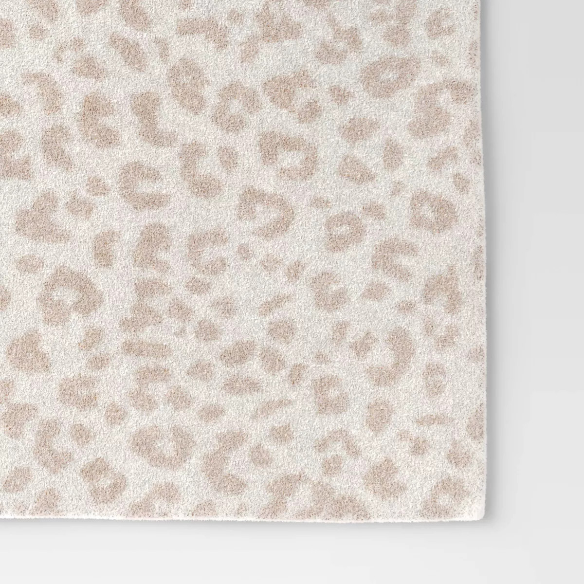 Cozy Feathery Knit Cheetah Throw Blanket Beige - Threshold™: Sensory Friendly, Jacquard Weave, ... | Target