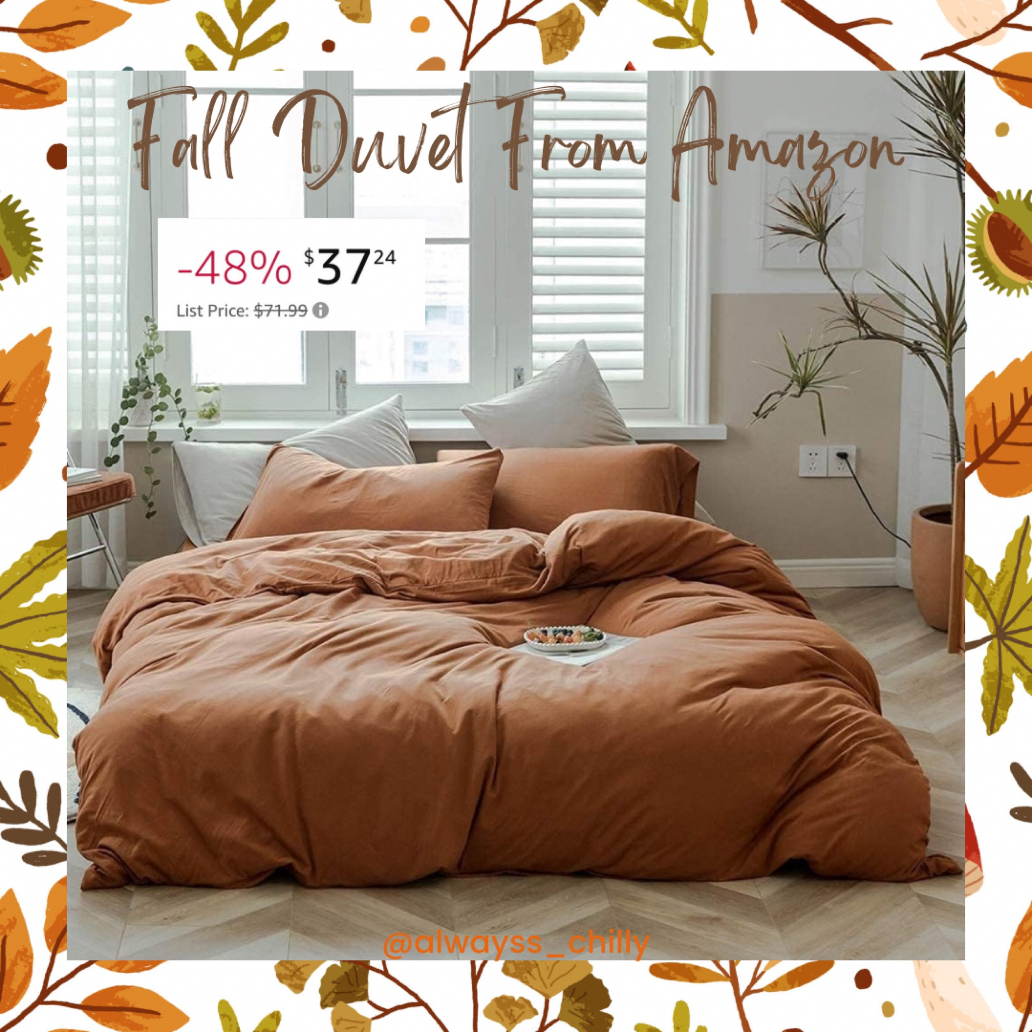Fall bedding from Amazon to turn my bedroom into a cozy fall escape for almost half off right now!

#LTKHome #LTKSeasonal #LTKFindsUnder50