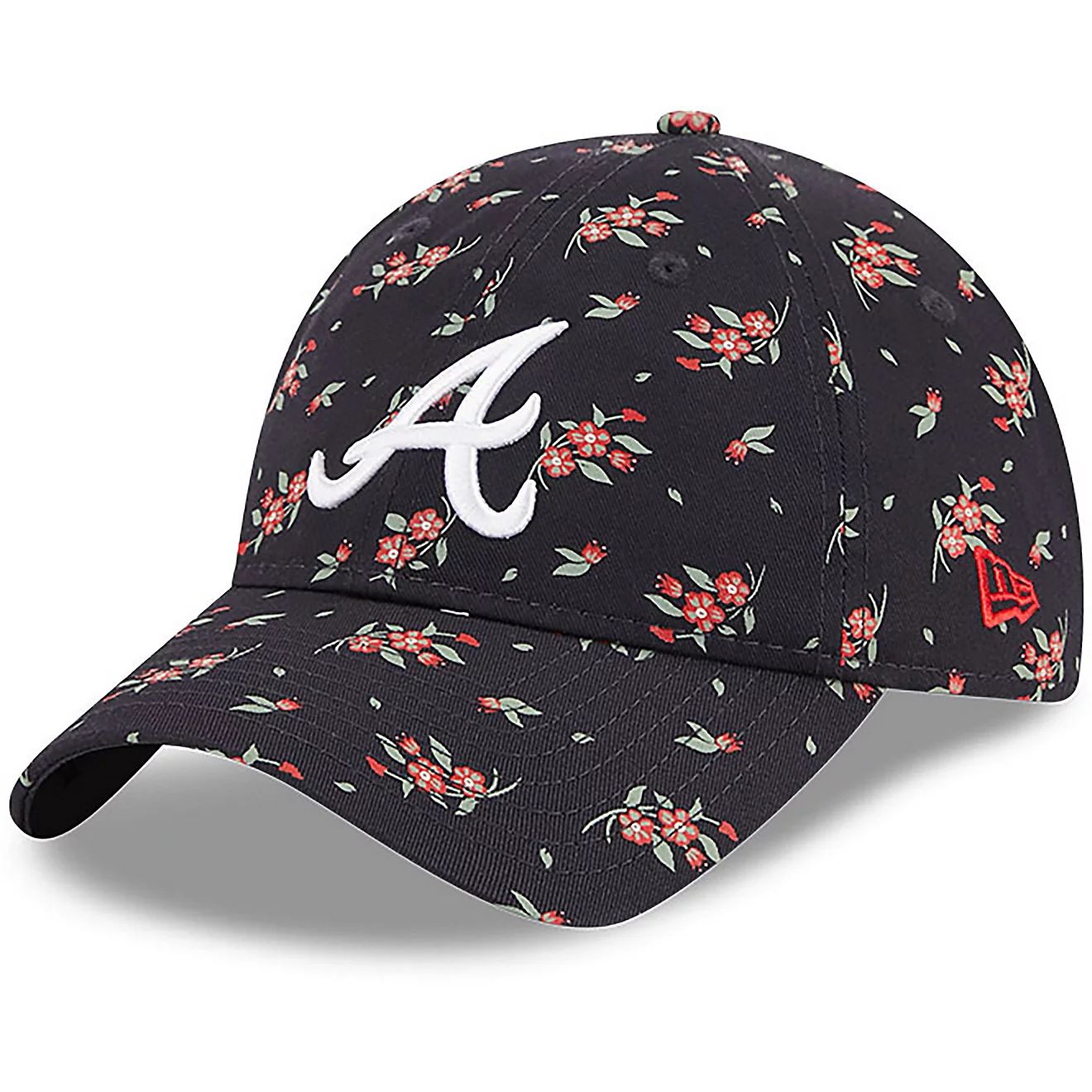 New Era Women's Atlanta Braves OTC Bloom Adjustable 9TWENTY Cap | Academy | Academy Sports + Outdoors