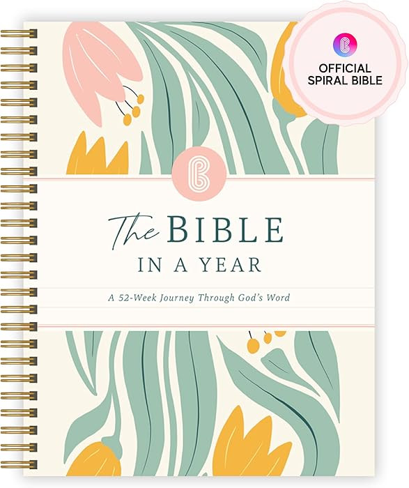 Official Spiral Bible® The Bible in a Year | 52 Week Guided Bible Study & Daily Reading Plan | S... | Amazon (US)