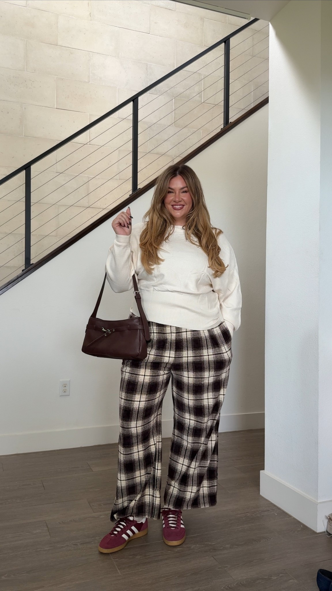 fall outfit inspo from amazon 🤎 wearing an xl in this top & xxl in these pants 

#LTKMidsize #LTKSeasonal #LTKStyleTip