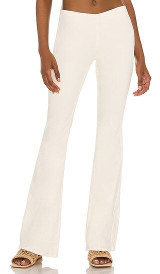 Penny Pull On Flare Pant in White | Revolve Clothing (Global)