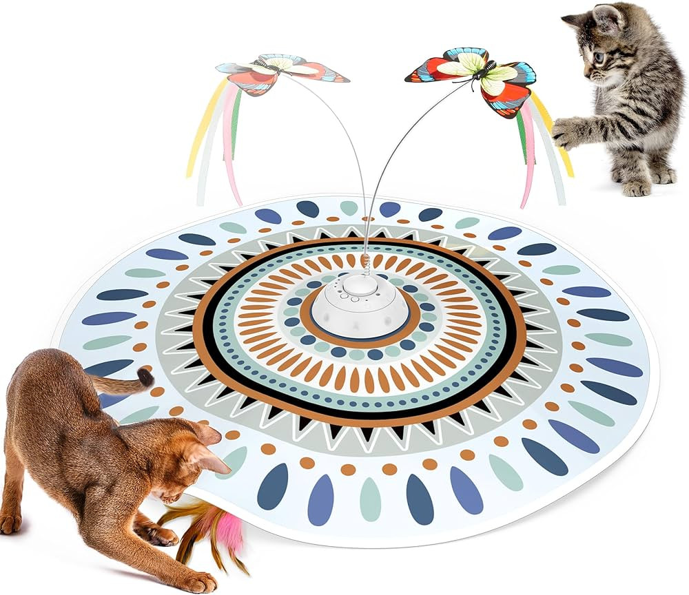 Potaroma Cat Toys Chargeable, 3in1 Hide and Seek Kitten Wand Toy, Interactive Automatic Cats Toy,... | Amazon (US)