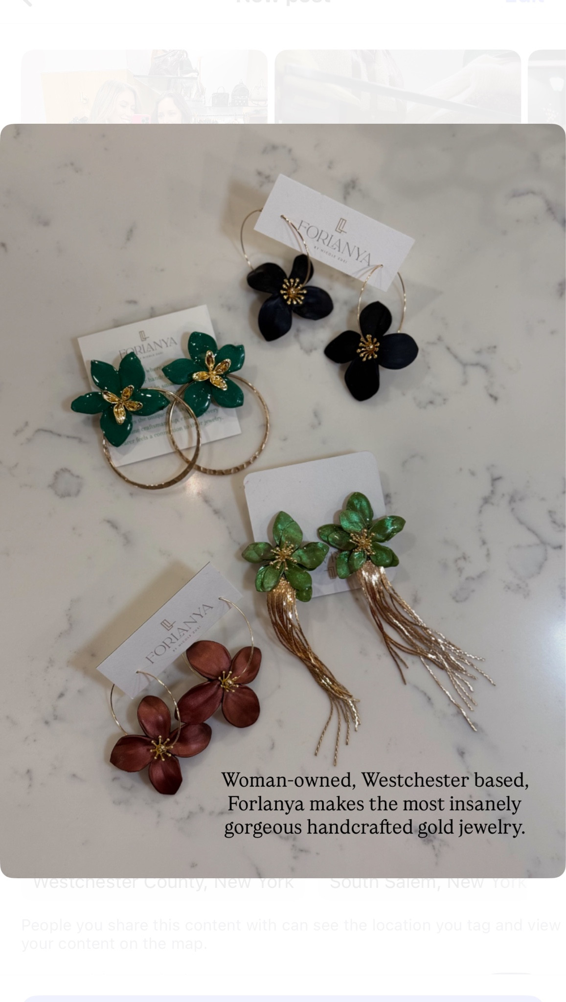 gorgeous handmade earrings 

 #LTKootd #LTKSeasonal #LTKOver40