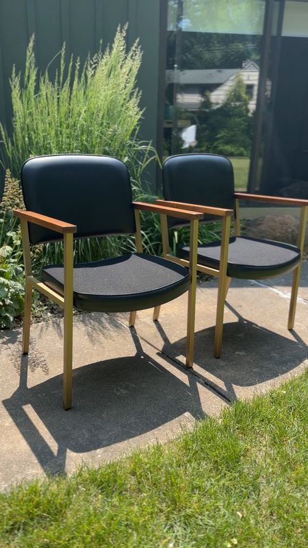 Don’t sleep on thrift store furniture. With some TLC you can make it look brand new again! These MCM armchairs got a fresh new look. 
#furniture #mcm #midcenturymodern #diy #doityourself #furnituremakeover #diyproject #furnitureflip #spraypaint #paintedfurniture

#LTKunder50 #LTKhome