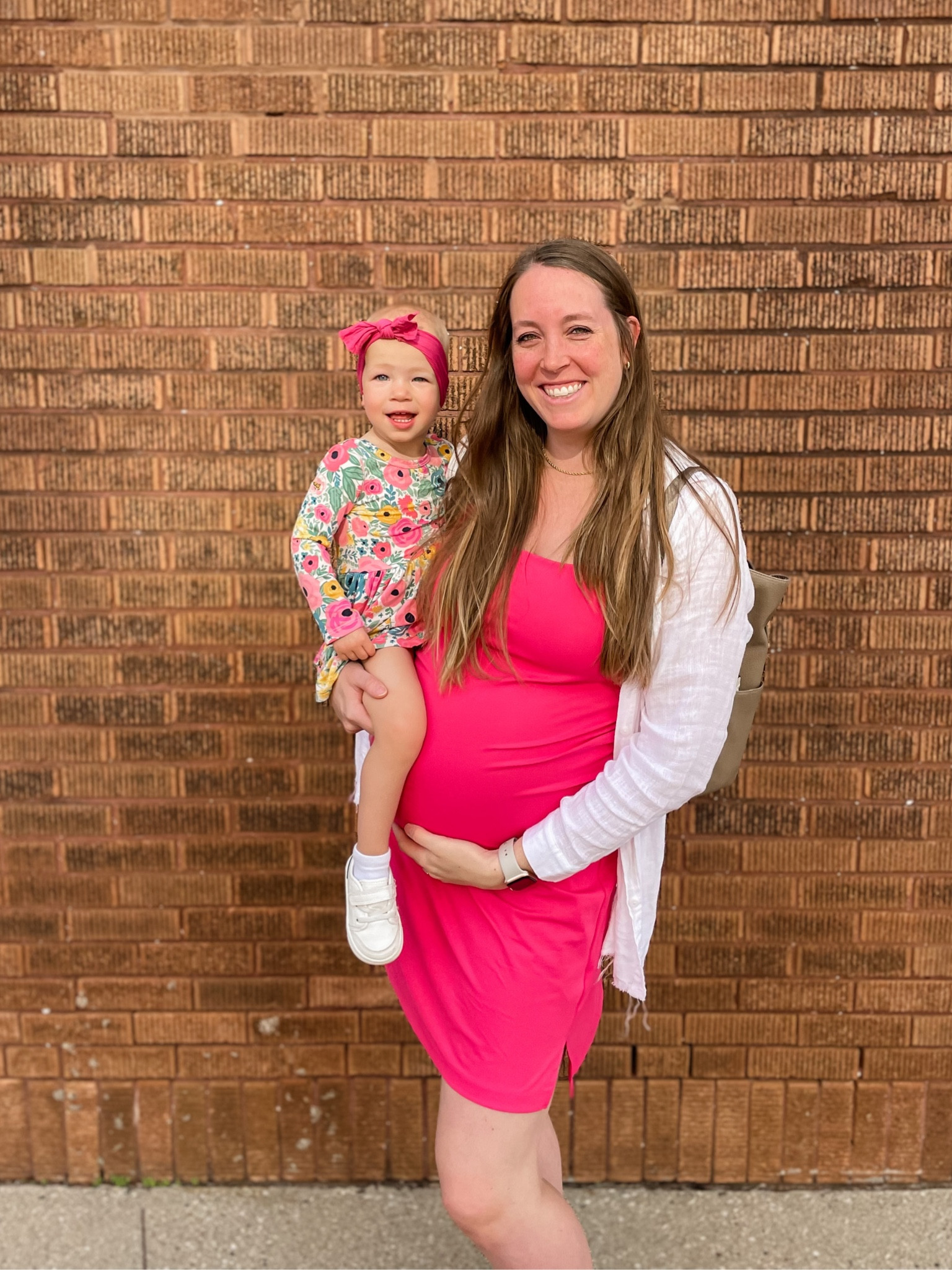 Love this maternity skirt dress from Old Navy! Also we love Little Sleepies for our girl 

#LTKbaby #LTKbump