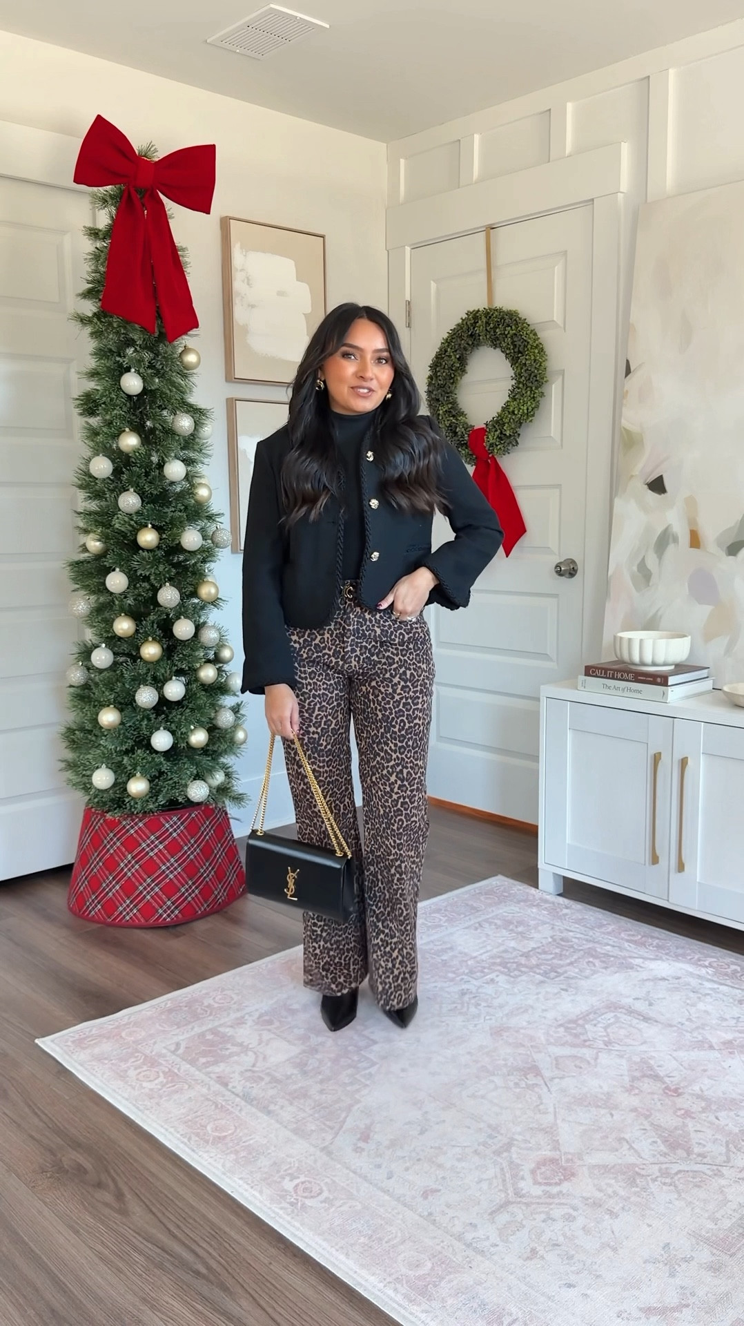 Black jacket size xs TTS
Black turtleneck size xxs regular TTS 
Pants size 4 - sized up a size 
Black boots size 5.5 TTS 
Dark lip liner shade intense 
Lighter lip liner shade work of art
Lipgloss shade latte glacé 

#LTKBeauty #LTKSaleAlert #LTKPetite