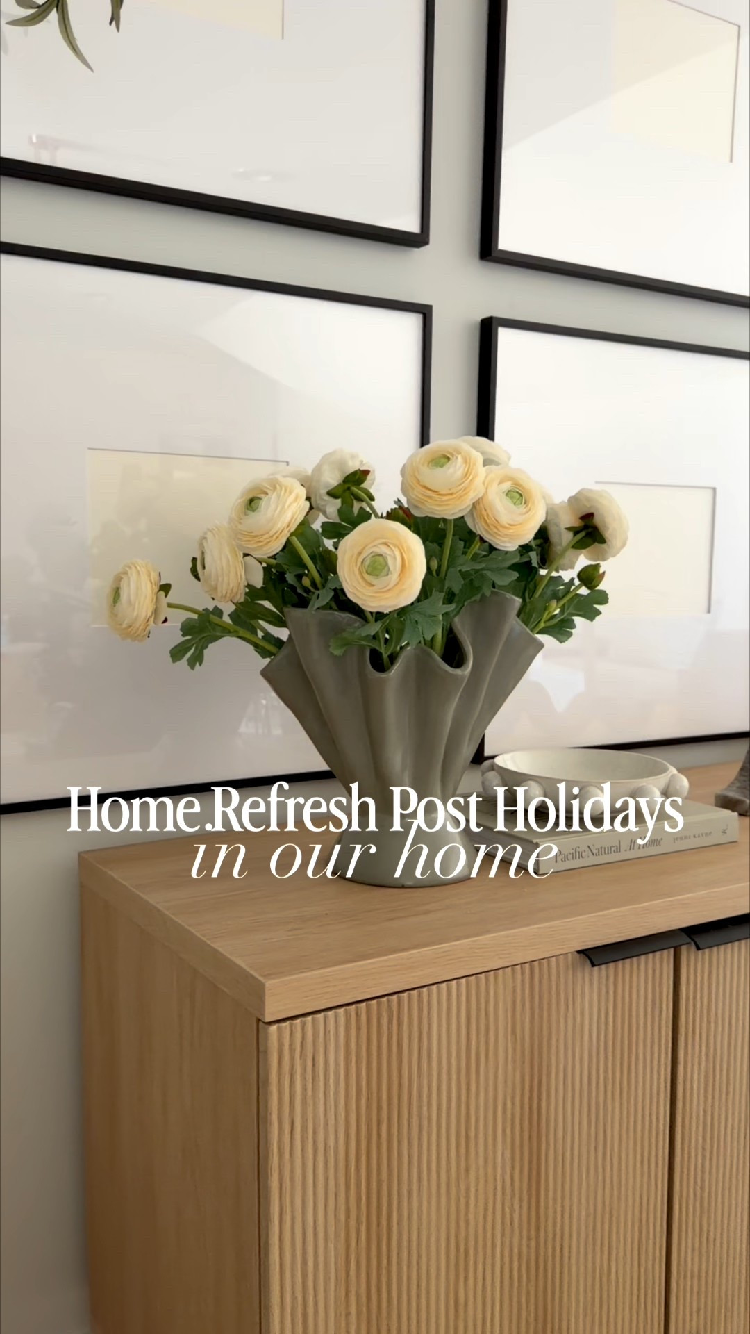 Home refresh post Holidays in our home & putting away all the Christmas decor one space at a time. 

Sideboard, home decor, interior design, Amazon home, interiors, home refresh, Wayfair, gallery wall, styling, modern transitional, 

#LTKstorytime #LTKHome #LTKSaleAlert