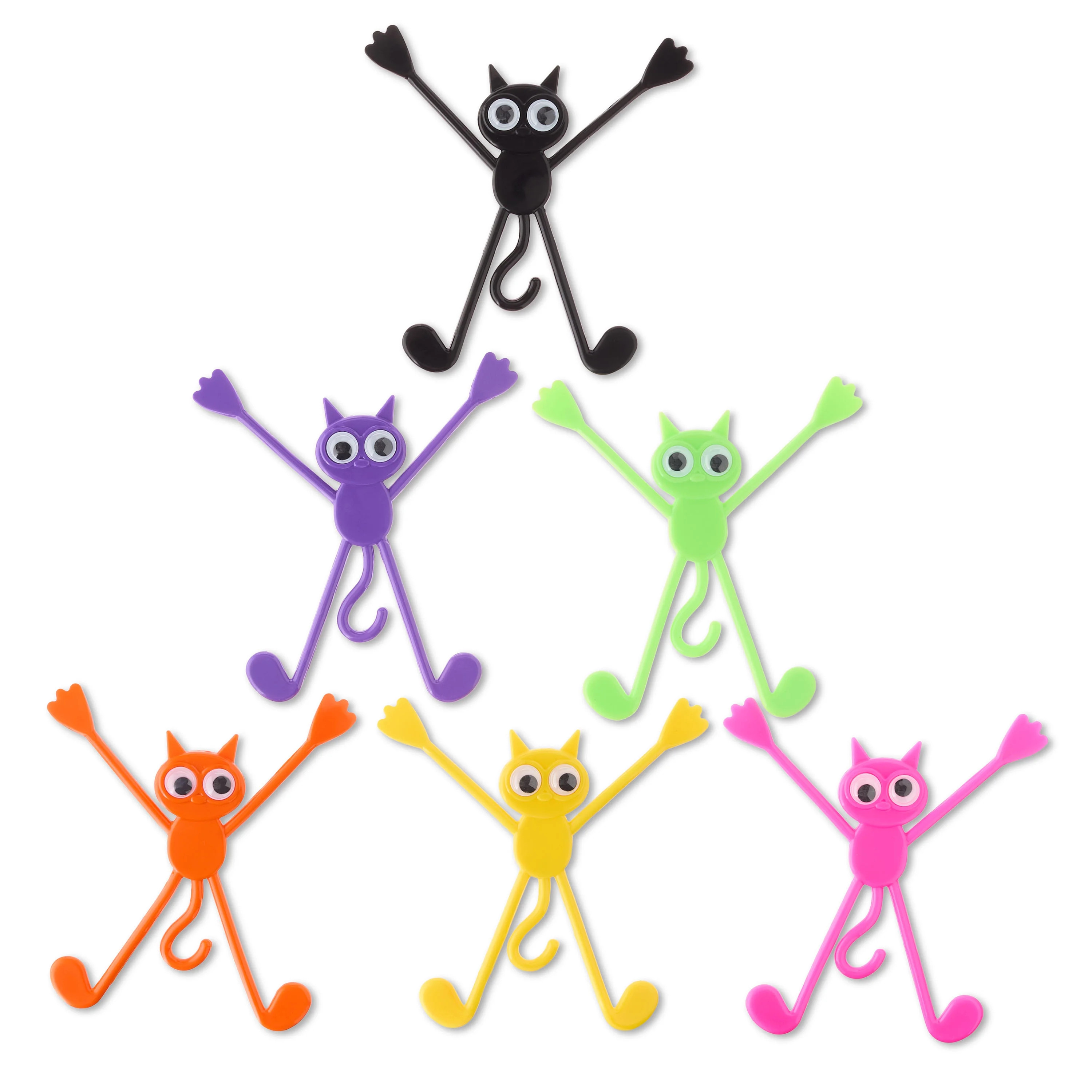 Halloween Bendable Toy, 6 Counts, Googly Eyes, 6 Different Color,  Ages 3+, Party Favors, by Way ... | Walmart (US)