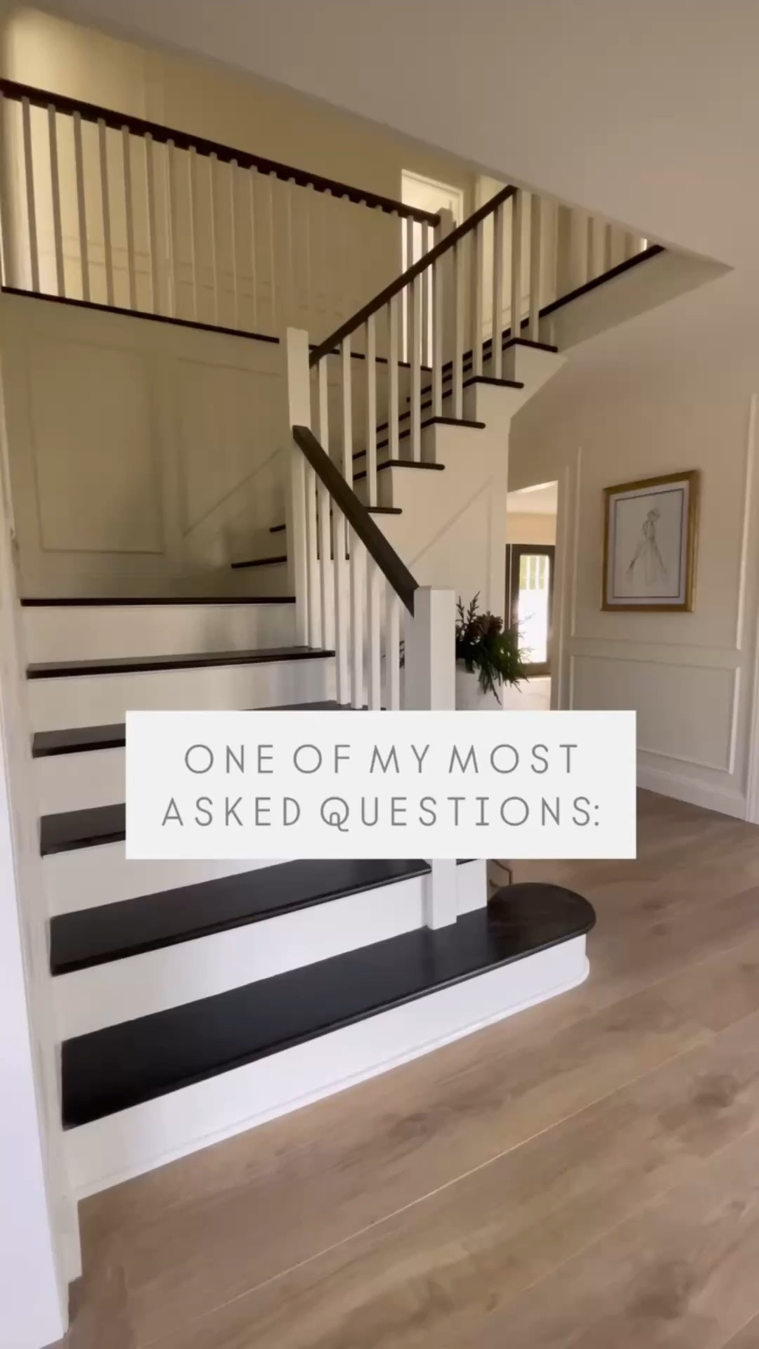 Here’s the answer ⬇️

We went with a stunning LVP - French Oak in Montague at The Classic Colonial. 

I put a lot of time and research into choosing this color—there were so many beautiful options, but this one truly stood out for this project!

We were so happy with the results. The tone is perfect for creating a timeless, elegant look. 

✨SAVE FOR REFERENCE + SHARE WITH A FRIEND who’s on the hunt for beautiful floors!

✨Stick around and follow along for more inspiration as we are redesigning and renovating a very special project — with carefully planned updates to create spaces that are both classic and timeless! 💫

.
.
.

Millwork | Staircase Design | Turning Houses Into Homes | Renovated with Love | Foyer Design | LVP Flooring | Design Details | Staircase Makeover | Wood Flooring | LVP French Oak | Moldings | Ebony Stain

.
.
.
.

homeswithpurpose #theclassiccolonial #lvpflooring 
#budgetfriendlyflooring #flooringoptions 
#neutraldecorstyles

#LTKHome
