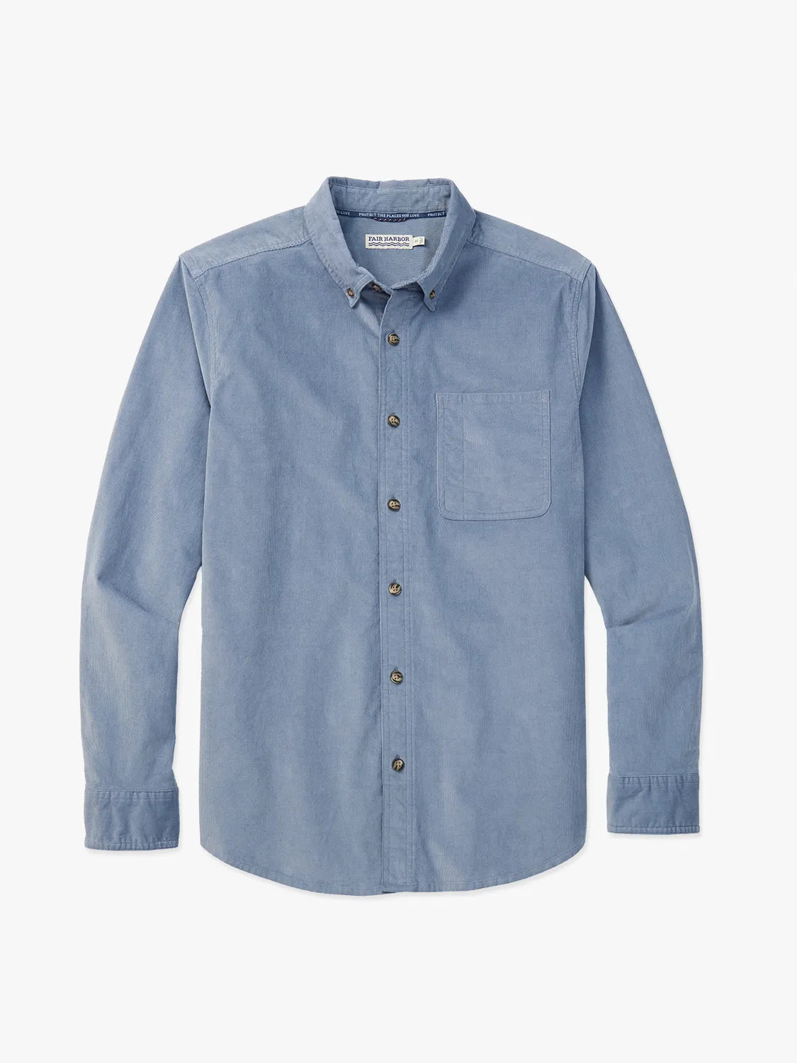Wilder Stretch Corduroy Shirt | Maritime | Fair Harbor