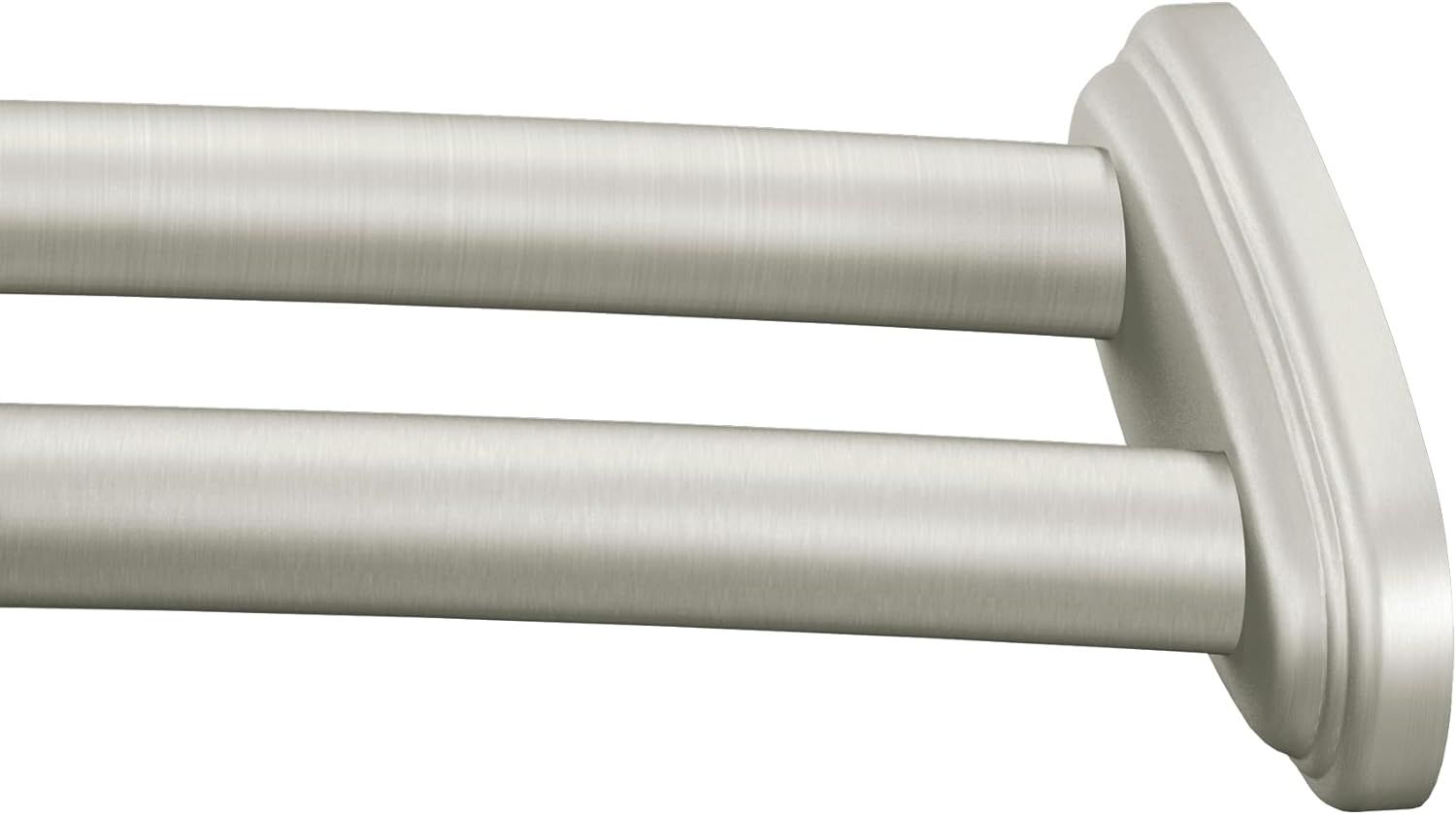 Moen DN2141BN Double Adjustable Curved Shower Rod, Brushed Nickel | Amazon (CA)
