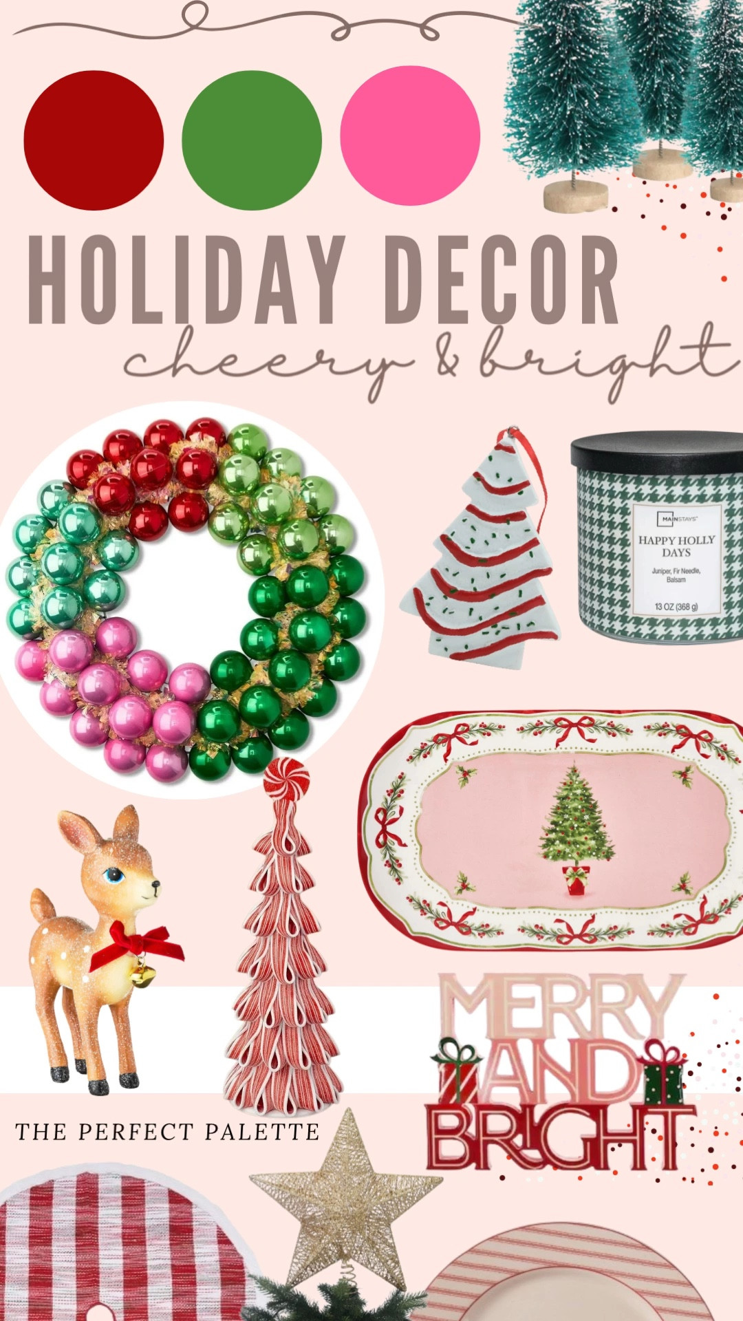 Christmas decor, Walmart Christmas decor, Christmas wreath, Walmart holiday decor, Walmart decor, Pottery Barn Holiday decor, Pottery Barn Christmas decor,

Packed Party 
Better Homes & Gardens 
Holiday decor
Christmas home decor
Christmas decorations 
Festive decor 
Pink holiday decor 
Christmas centerpiece 
Christmas garland 
Holiday garland 
Holiday centerpiece  
Thyme & Table 
Thereshold 

#LTKGiftGuide #LTKCyberWeek #LTKFindsUnder50 #LTKSeasonal #LTKU #LTKFindsUnder100 #LTKHome #LTKHoliday