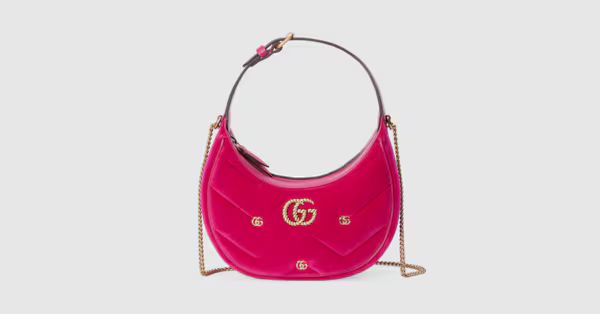 GG Marmont half-moon-shaped mini bag | Gucci (US)