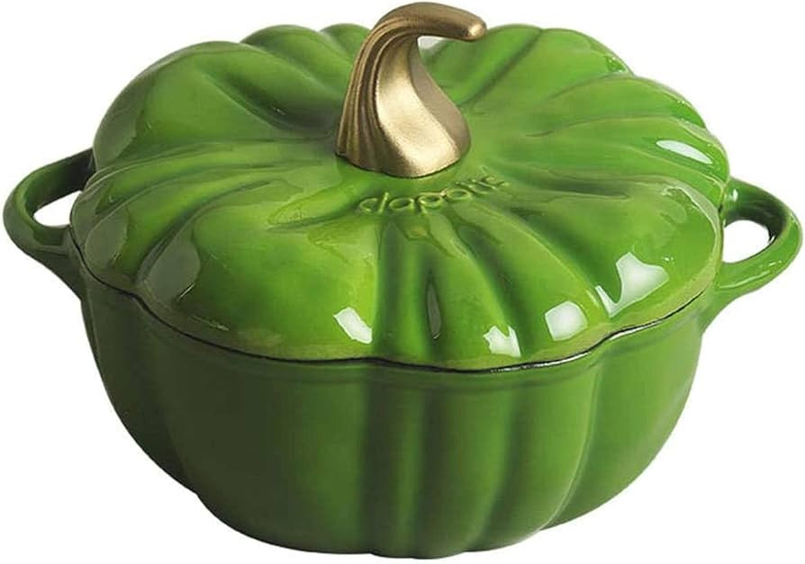 Kitchen Pot Enameled Cast Iron Dutch Oven Non Stick Pan Pumpkin Stew Soup Stock Pot Casserole Ned... | Amazon (US)