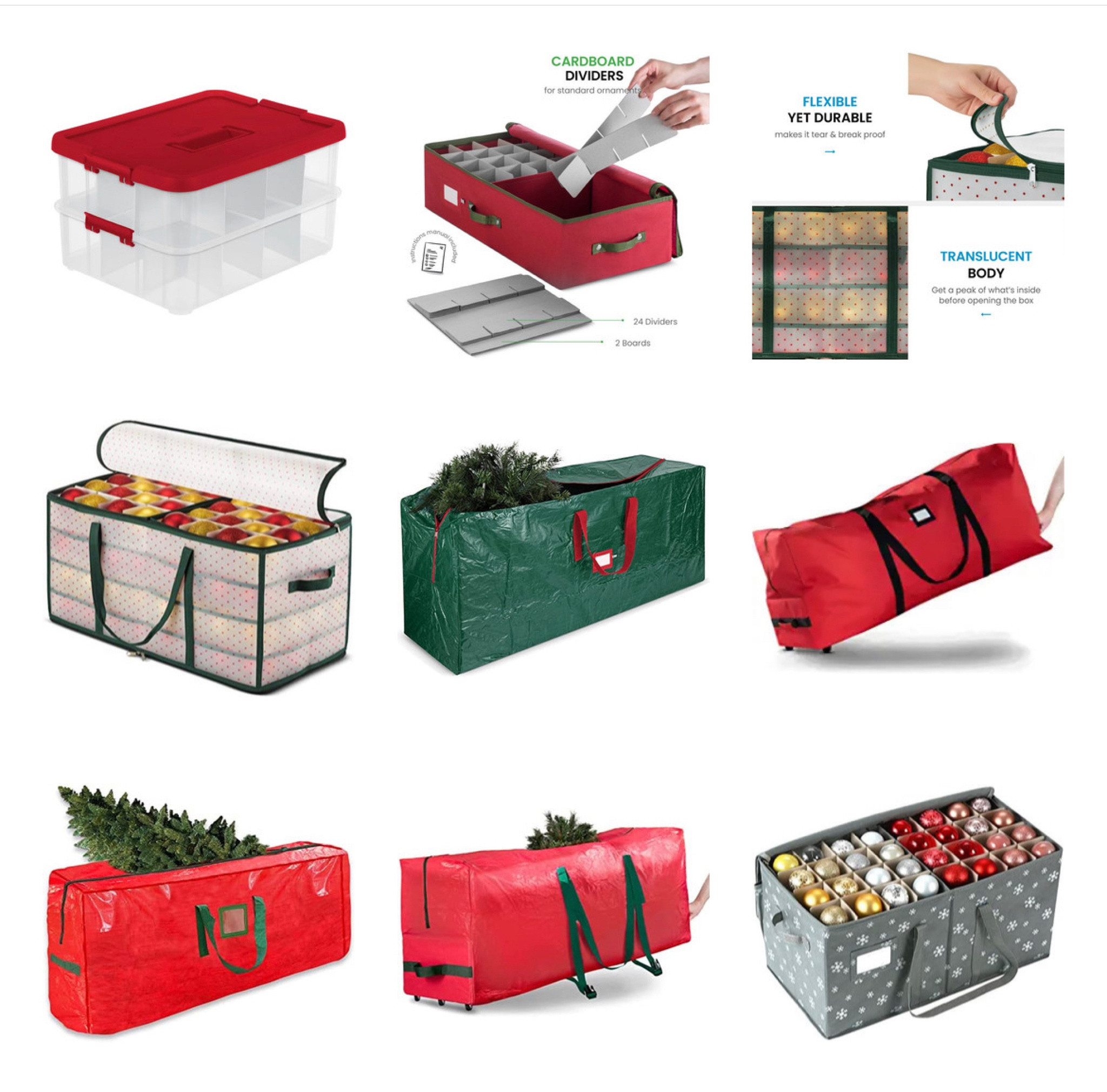 Christmas decor storage solutions! Easiest ways to store your Christmas tree and store Christmas ornaments. Hurry! 

#LTKHoliday #LTKSeasonal #LTKhome