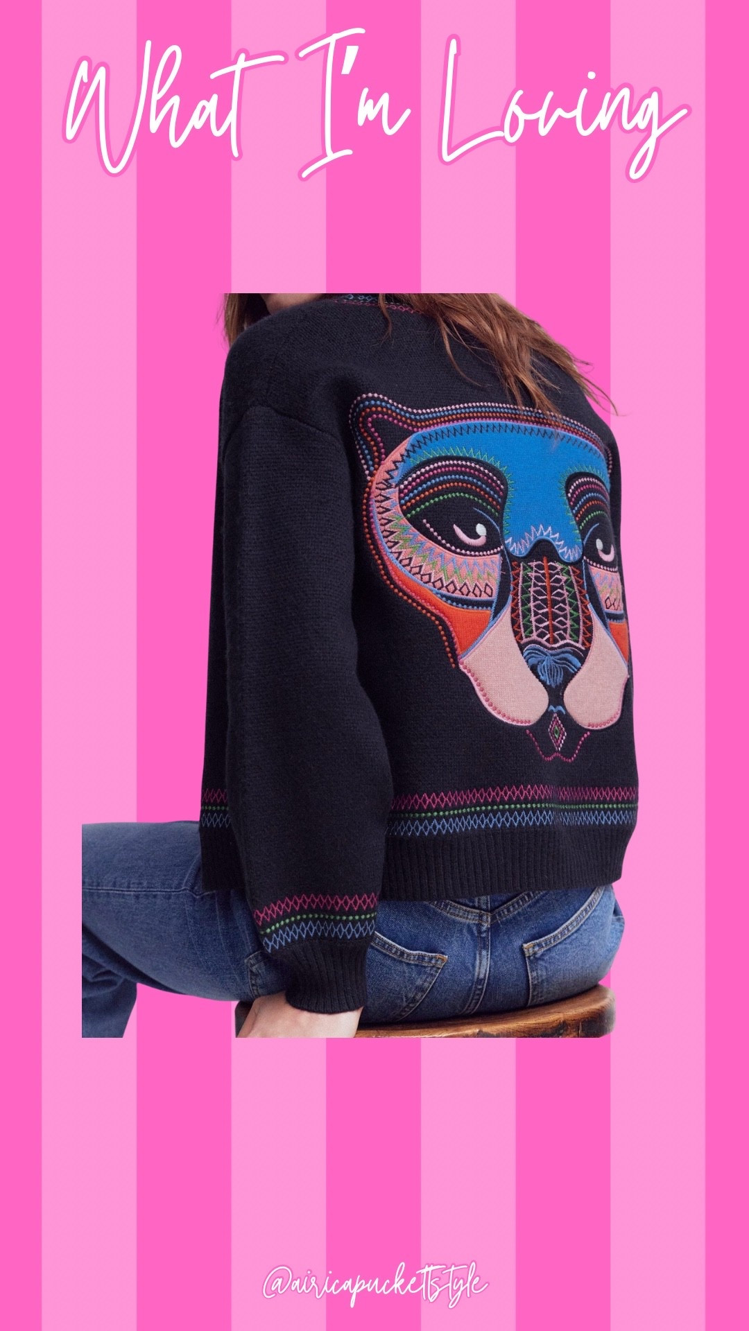 Tiger cardigan that’s such a statement piece 