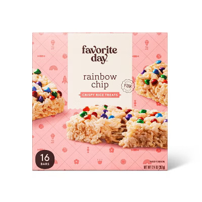 Rainbow Chip Crispy Rice Treats - 12.4oz/16ct - Favorite Day™ | Target