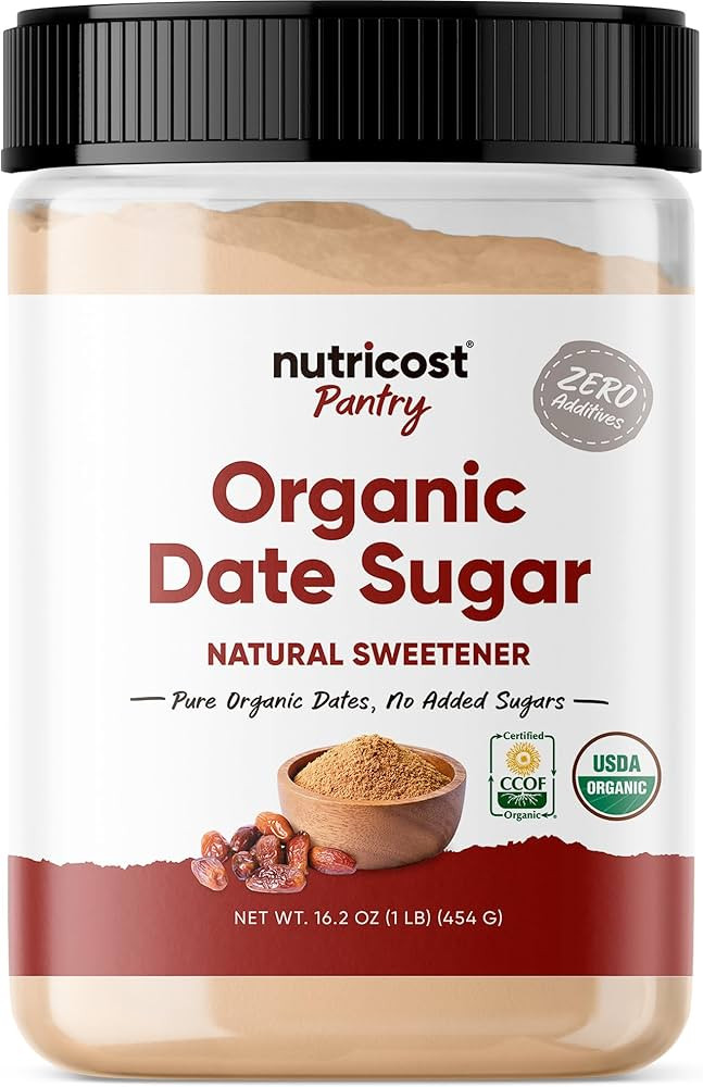 Nutricost Organic Date Sugar (1LB) - USDA Organic, Vegan, GMO-Free. Pantry | Amazon (US)
