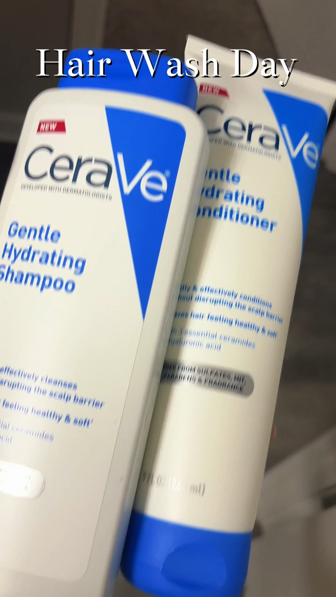 ✨ Wash day made simple! Using the NEW @cerave gentle hydrating shampoo + conditioner for soft, clean, and nourished hair 💆🏽‍♀️💧 #CeraVeHairCare #WashDayRoutine #HydrationGoals

#LTKBeauty
