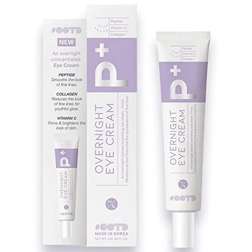 OOTD Vegan Facial Eye Cream with Peptides, Vitamin C, Collagen [25 g] Overnight - Walmart.com | Walmart (US)