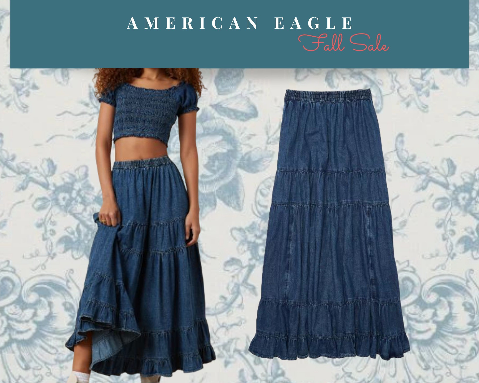 Denim maxi skirt, floor length skirt,#ltkfallsale  

#LTKcanada #LTKsale #LTKmidsize