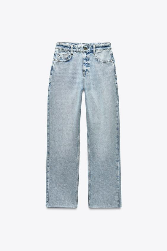 JEANS Z.02 STRAIGHT ANKLE HIGH-WAIST | Zara UK