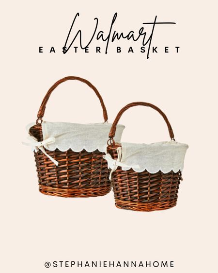 Cutest scallop wicker woven Easter Baskets from Walmart! #walmartfinds

#LTKfindsunder50 #LTKSeasonal #LTKkids