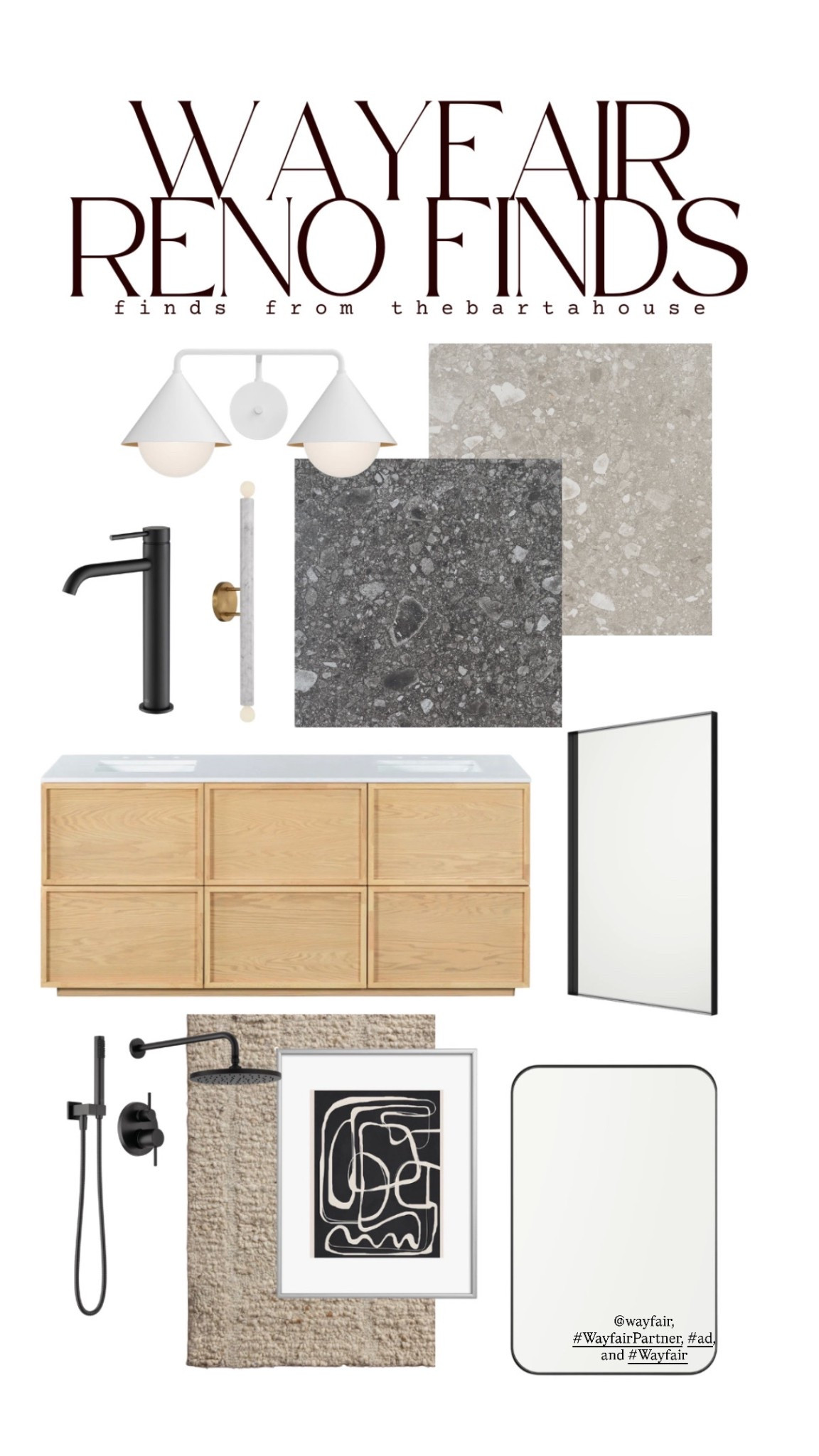 #ad Finds that I love and would choose for a bathroom renovation from Wayfair!

@wayfair, #WayfairPartner and #Wayfair

#LTKSaleAlert #LTKHome