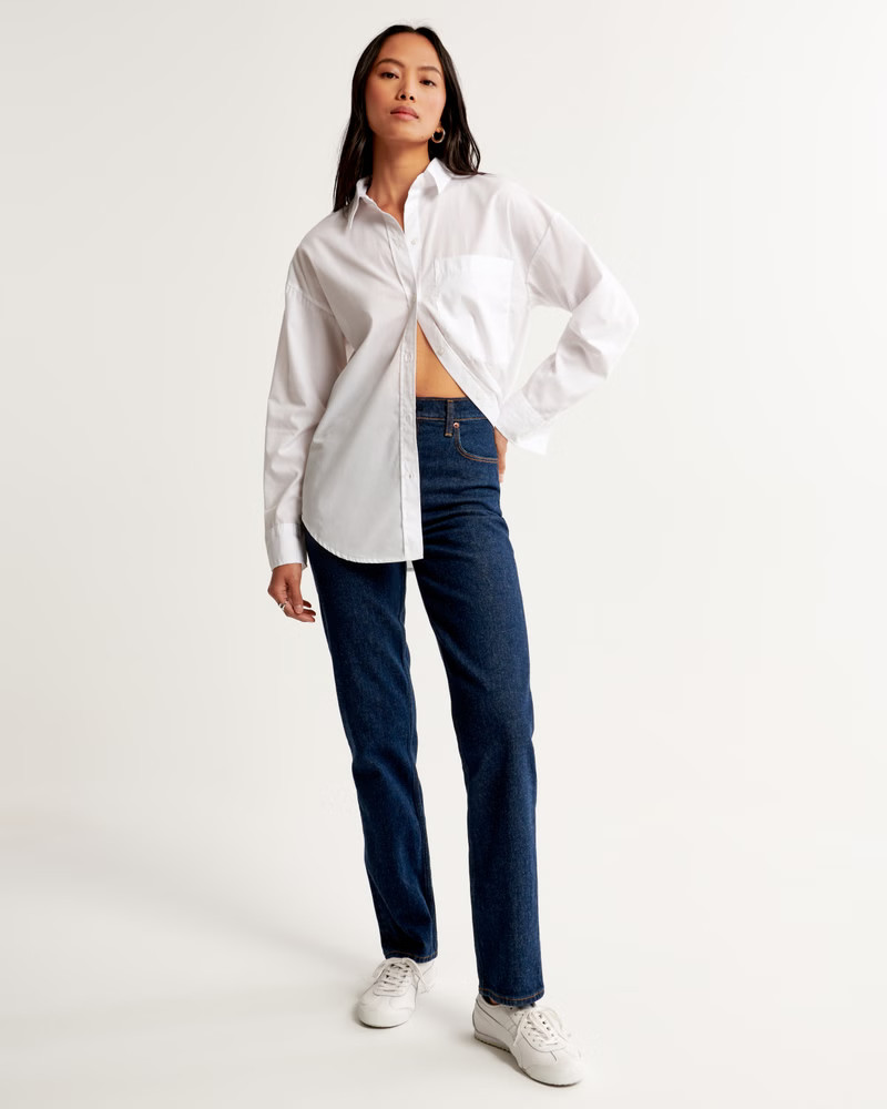 Ultra High Rise 90s Straight Jean | Abercrombie & Fitch (US)