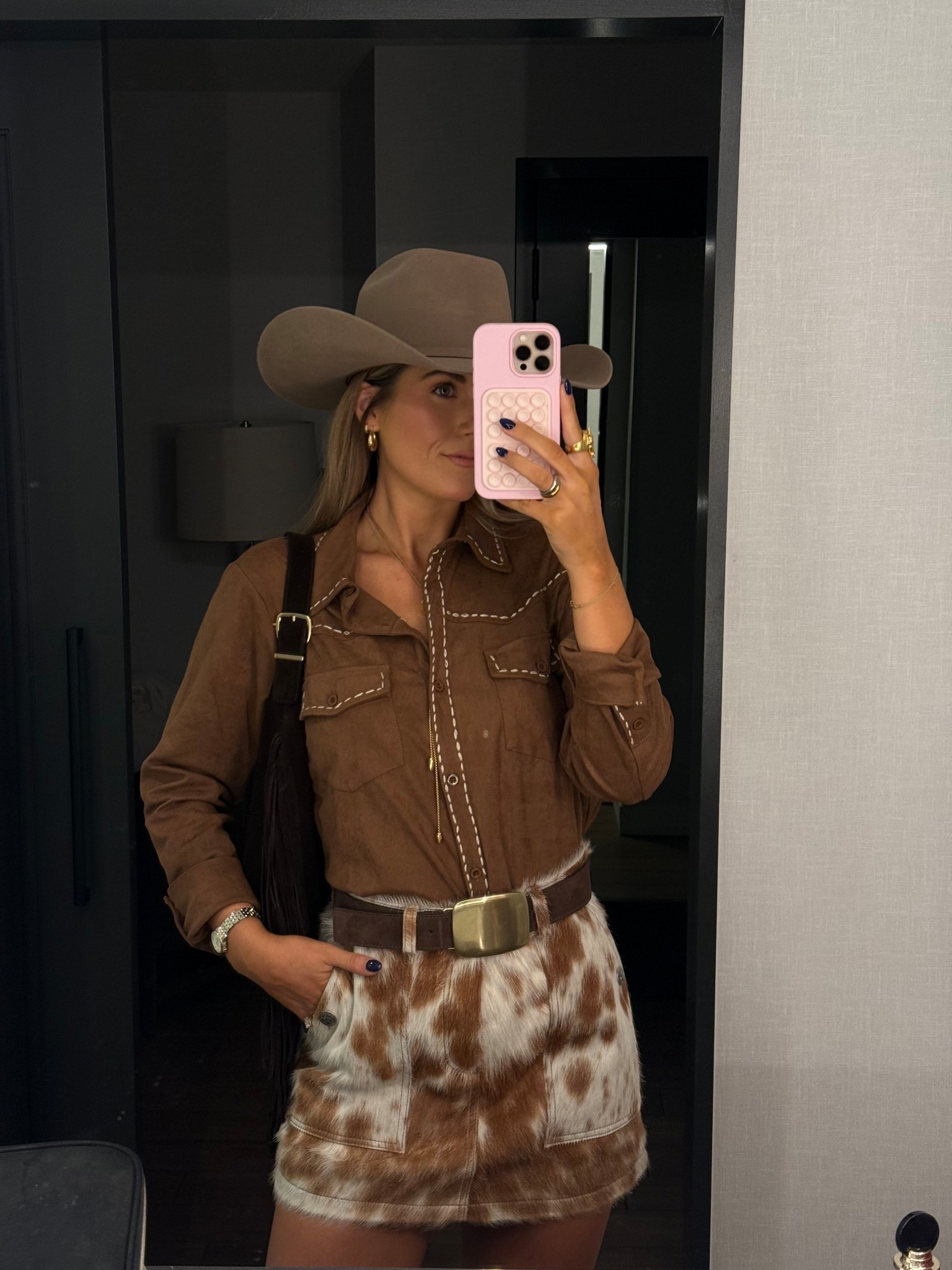 code KIRA for cowboy boots - size small in shirt and skirt is custom made from etsy! 

#LTKSeasonal #LTKTall #LTKSaleAlert